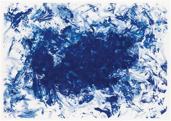 YVES KLEIN (after) Three color lithographs